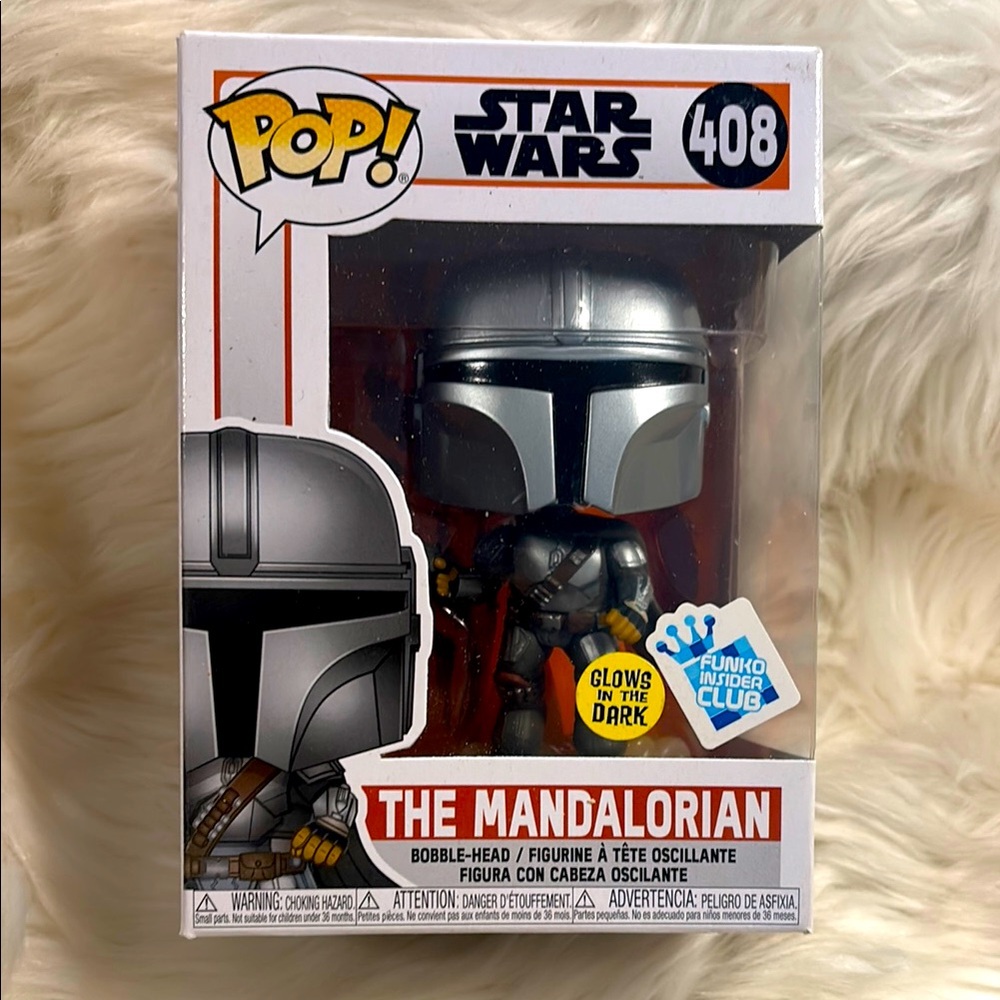Funko Pop The Mandalorian Glow in the Dark Figure 408
